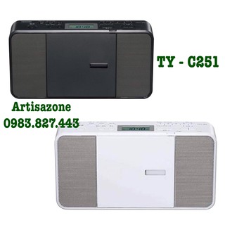 Đài đĩa CD Radio Toshiba TY-C251 - Hàng sản xuất cho thị trường nội địa Nhật chạy điện 100V