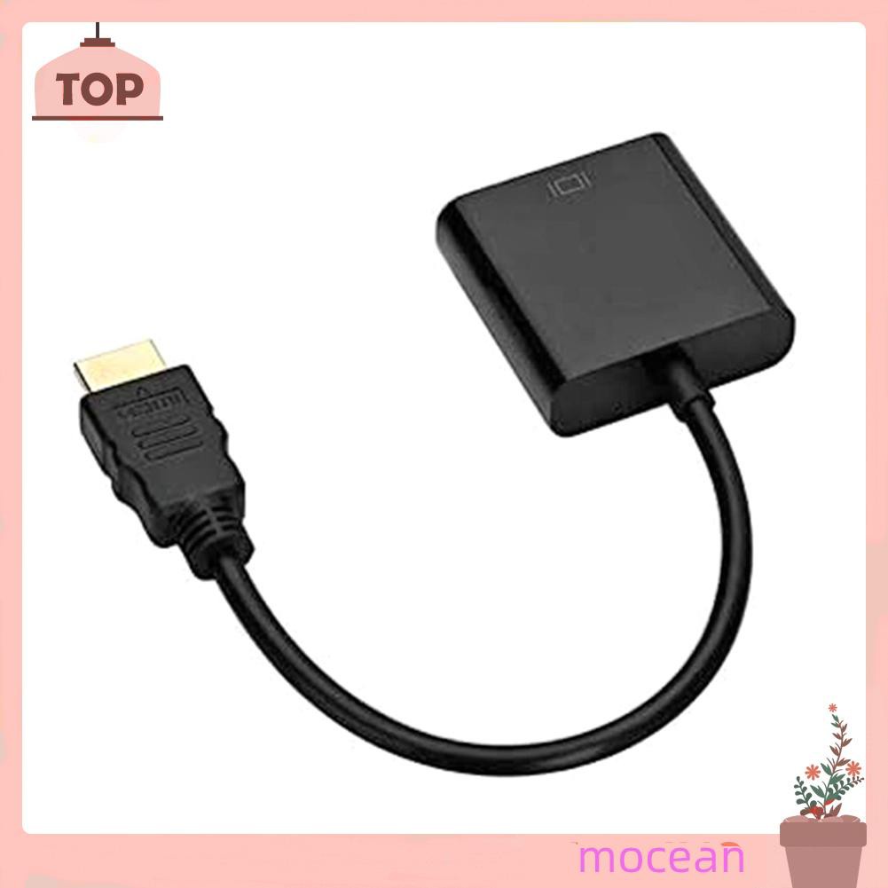 Bộ Chuyển Đổi Hdmi Sang Vga 19-pin Đầu Cắm Sang Cổng Vga 1080p Full Hd Mocean