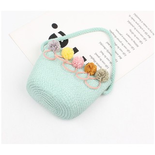 Túi cói Mini Đan Lát Dễ Thương Cho Bé