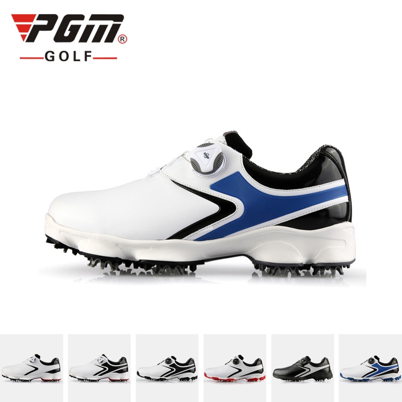 [Chính Hãng] GIÀY GOLF NAM XZ125 Golf shoes men's waterproof shoes knob retractable