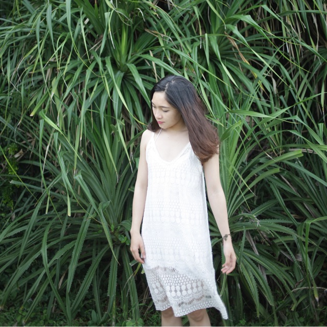 Pass váy 2 dây ren hàng Thailand