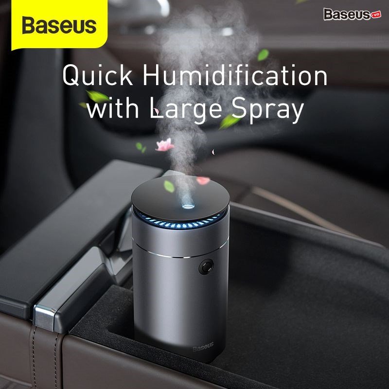 Máy phun sương tạo ẩm, xông tinh dầu mini dùng cho xe hơi Baseus Time Aromatherapy Humidifier