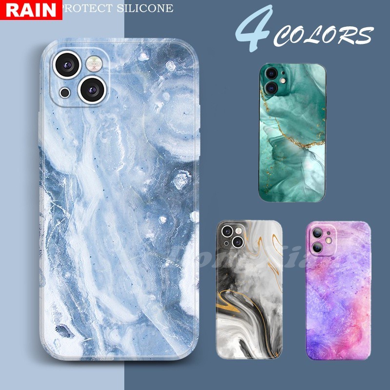 Ốp điện thoại silicon họa tiết chống nước/vân tay cho Samsung Galaxy A03S A02S A12 A11 A10 A20 A30 A50 A51 J7 Pro