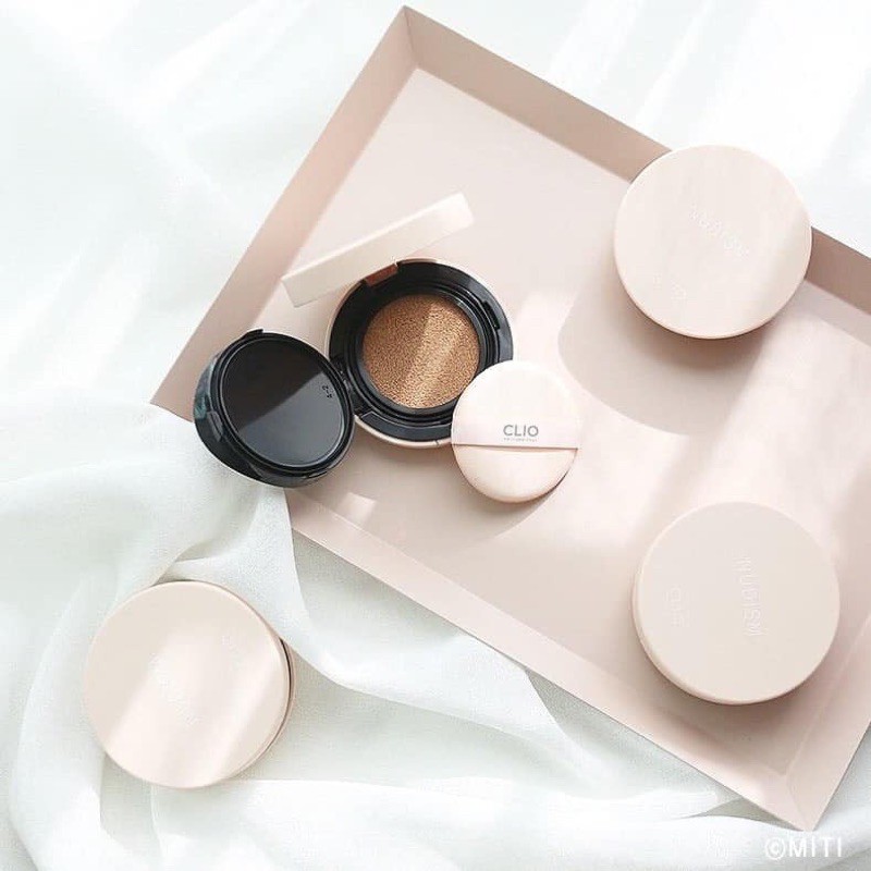 Sét phấn nước Clio Nudism Velvetwear Cushion SPF 50+ PA+++ | BigBuy360 - bigbuy360.vn
