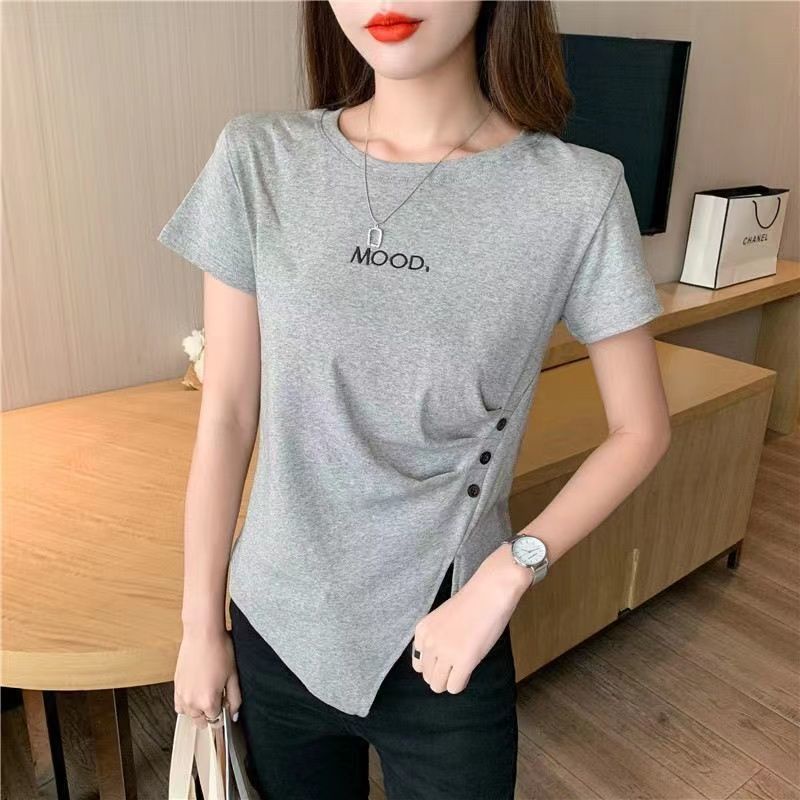 Áo Thun NgắN Tay Cổ TròN ThờI Trang Cho Nữ 2022 JL-TX-227