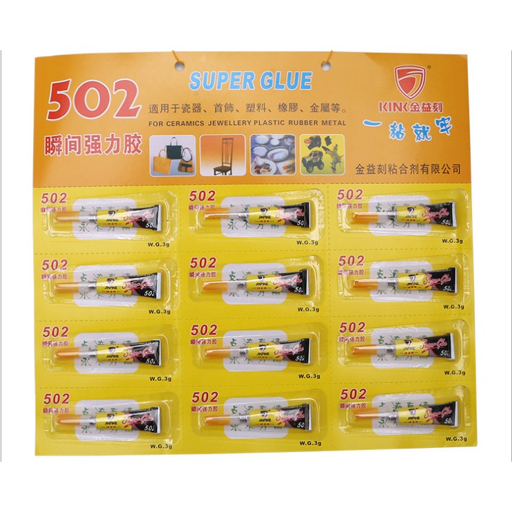 6 tuýt keo dán giày, ví, cao su,gỗ, nhựa đa năng