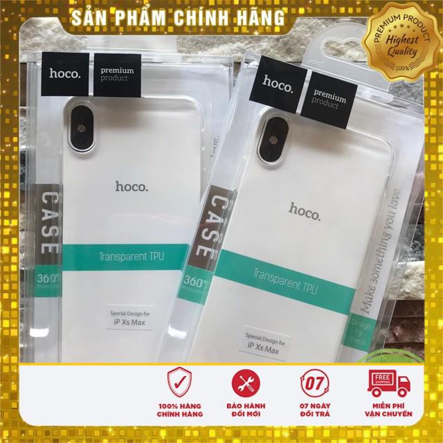 ỐP SILICON IPHONE XS MAX 6.5 INCH HIỆU HOCO CAO CẤP TRONG SUỐT