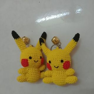 Móc khóa Pikachu bằng len