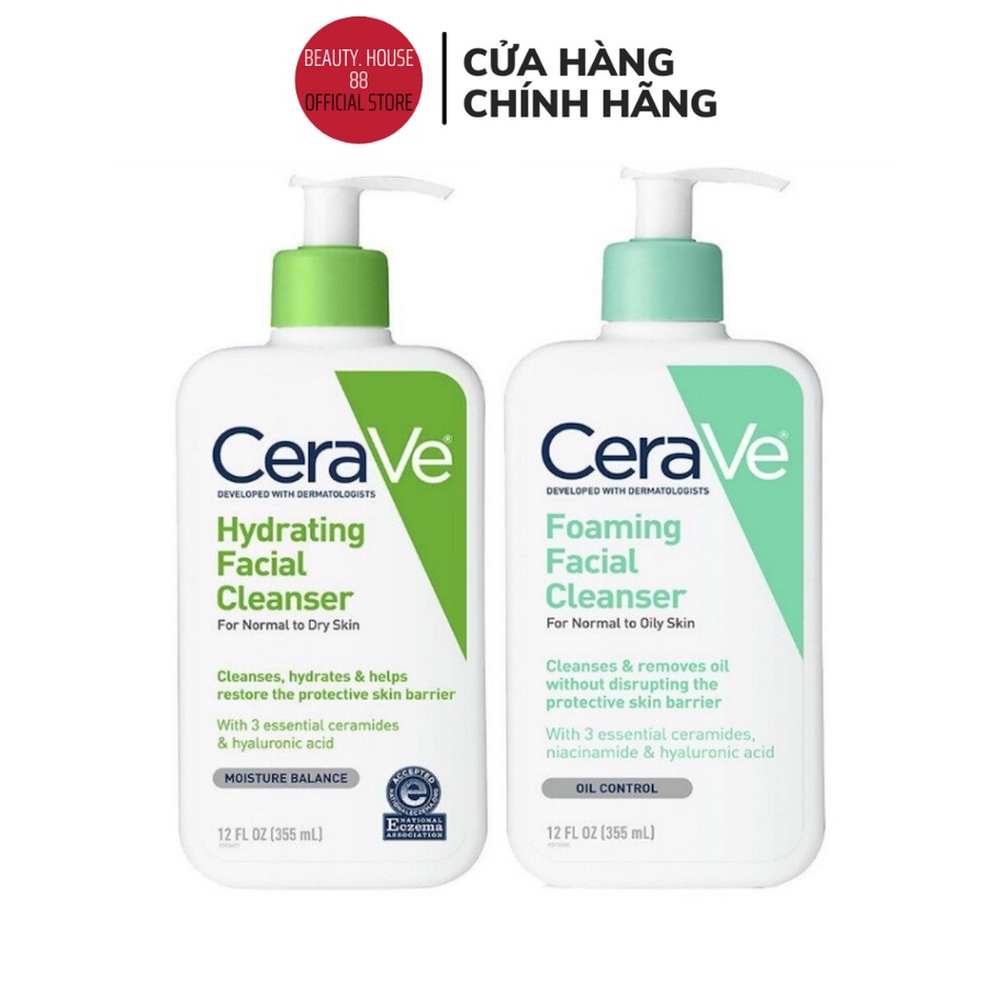 Sữa rửa mặt CeraVe 355ml Pháp