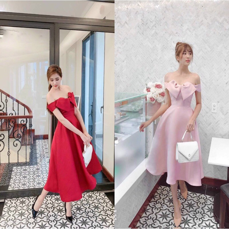 ẢNH VÀ VIDEO THẬT 100% _ ĐẦM XOÈ TRỄ VAI NƠ