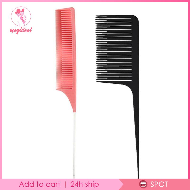 Set 2 Lược Lá Nhôm Dùng Tạo Kiểu Tóc Highlight Dành Cho Salon