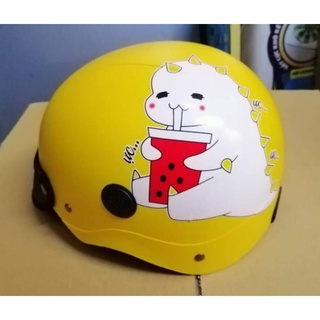 Siêu hot trend - Nón/mũ bảo hiểm s.ơn in khủng long con Aww