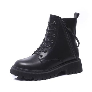 (HÀNG CÓ SẴN) Bốt chiến binh cổ lửng khoá chéo BIG SIZE 35-43