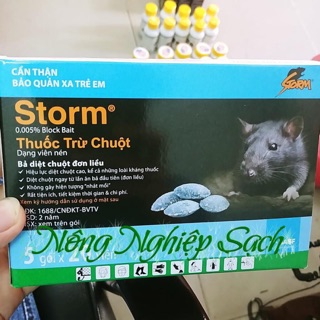 Thuốc diệt chuột Storm sinh học An Toàn chuột chết bên ngoài