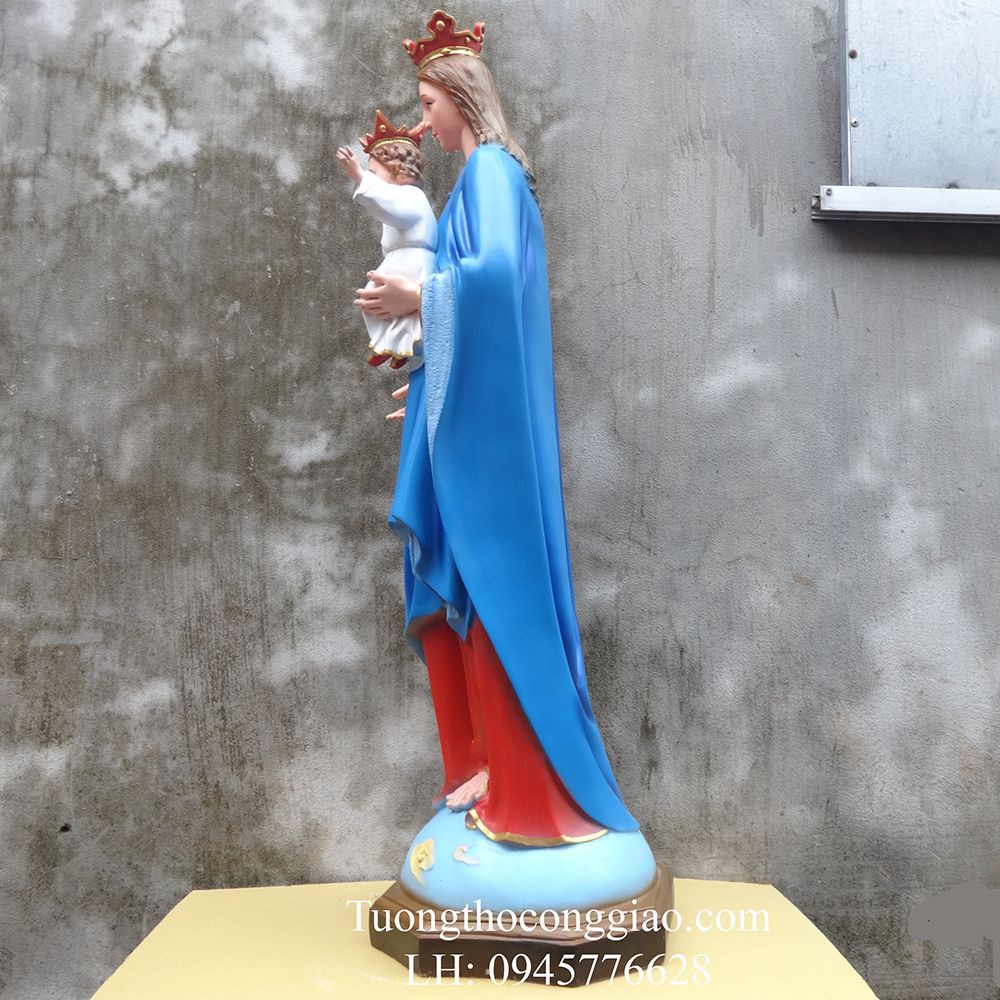 Tượng Đức Mẹ Phù Hộ 100cm Composite