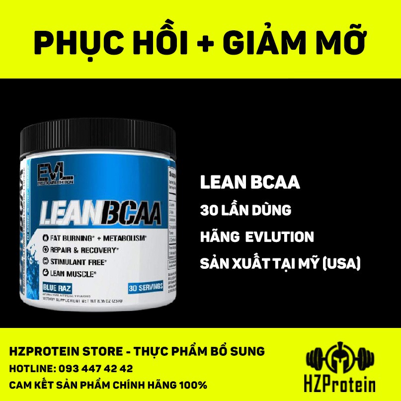 EVL BCAA - PHỤC HỒI CƠ BẮP VÀ HỖ TRỢ GIẢM MỠ VỚI CARNITINE (30 LẦN DÙNG) -  Thực phẩm chức năng sức khỏe | VitaminDep.com