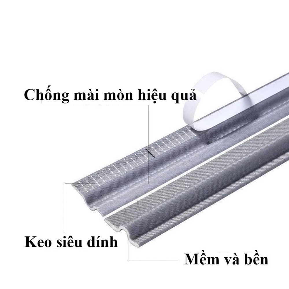 Thanh Ron Chắn Chặn Cửa 1 Mét, Dán Chân Cửa, Cửa Sổ, Dán Khe Cửa, Miếng Chặn Cửa Chống Gió Lùa Cách Âm Giữ Nhiệt