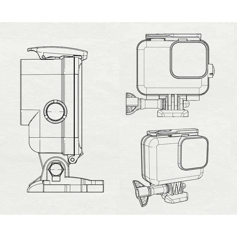 Case chống nước cho máy quay hành động GoPro HERO 8