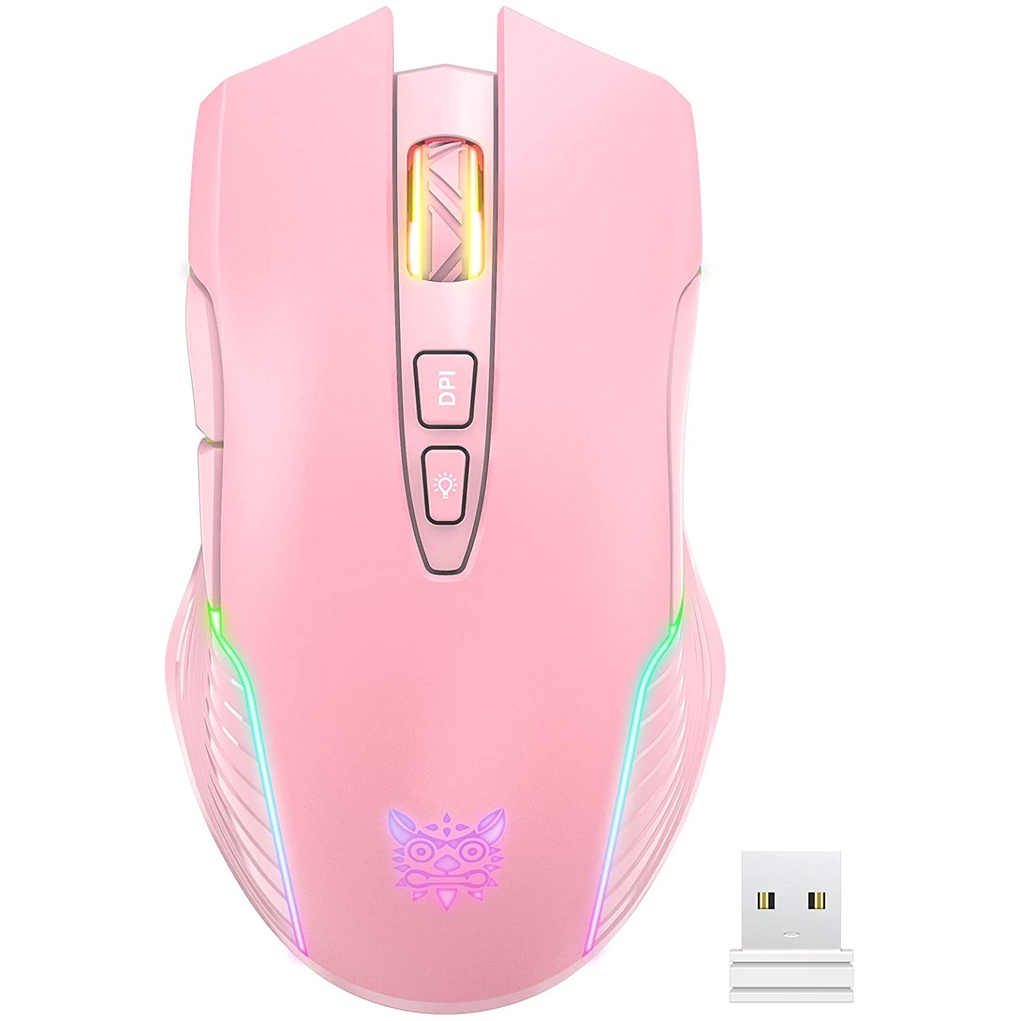 ONIKUMA CW905 Chuột chơi game không dây Bluetooth RGB kết nối không dây 2.4GHz Có thể chuyển đổi DPI 5 tốc độ