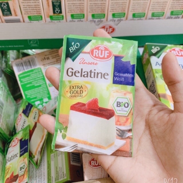 Bột gelatine hữu cơ ruf 9g hàng chính hãng
