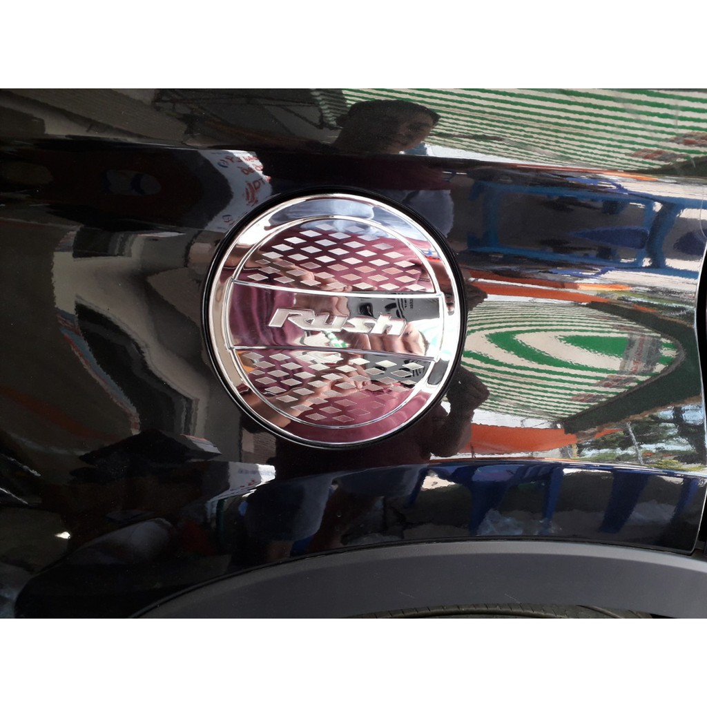 Ốp Nắp Bình Xăng Xe Toyota Rush 2018 2019 2020 2021 mạ crom