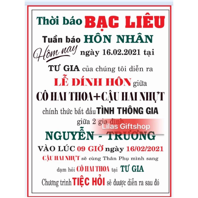 [GIÁ HUỶ DIỆT] Bảng cổng welcome mẫu thời báo