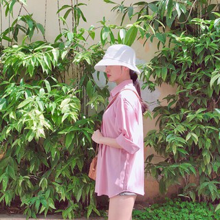 [Có Size Ngực < 118cm] Áo Sơ Mi Nữ - Form Áo Giấu Quần