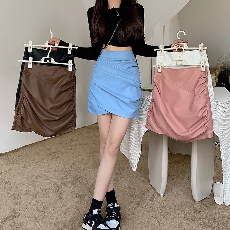 Chân váy Ielgy da lưng cao dáng ôm thiết kế độc đáo thời trang cho nữ