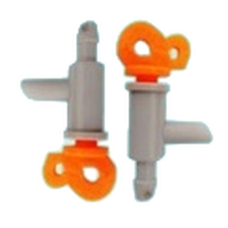 Béc nhỏ giọt 2 chân 0-8L/h tưới gốc điều chỉnh được lưu lượng