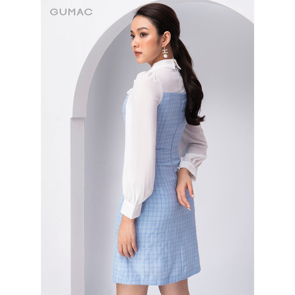 Đầm ôm tay phối GUMAC DA10260