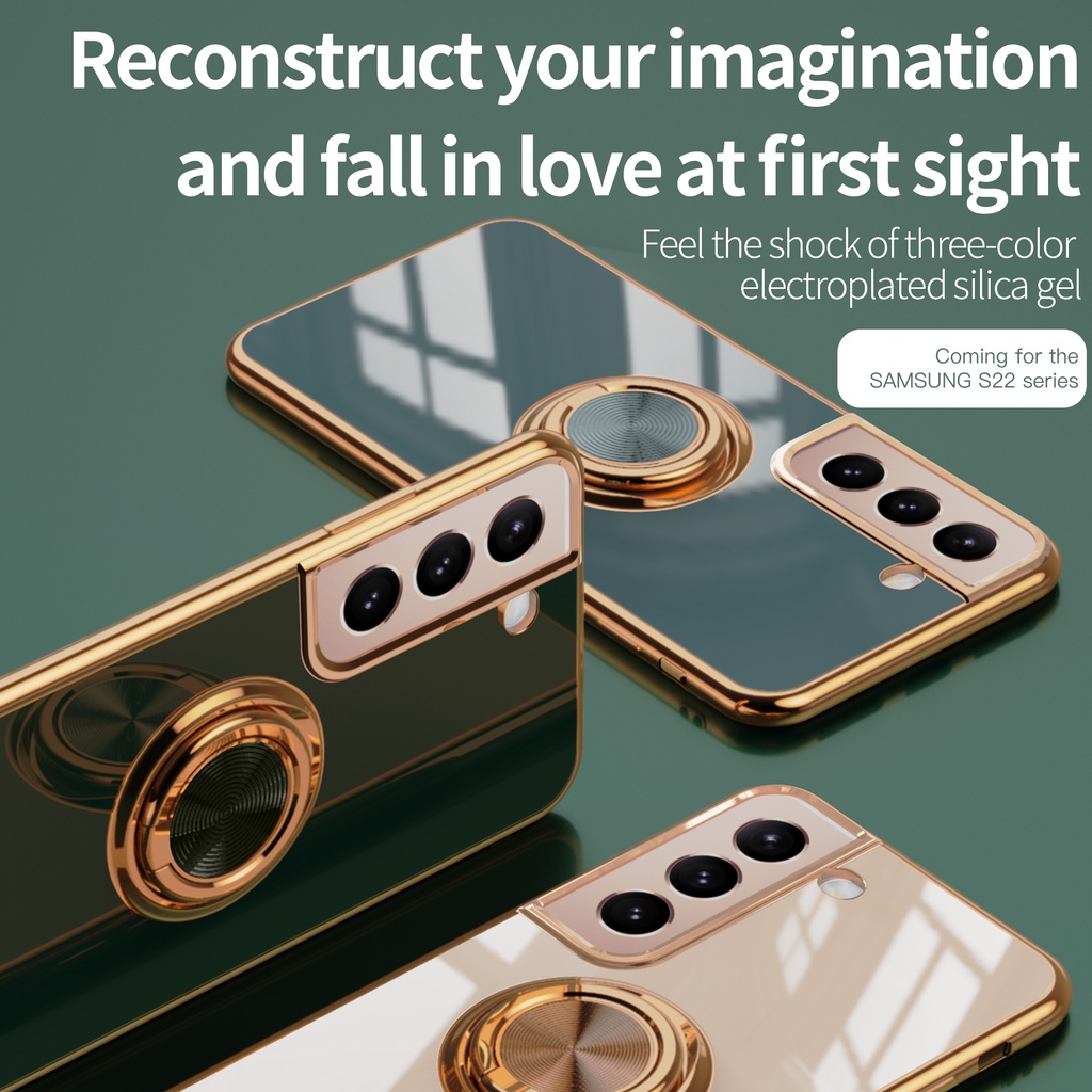 HOCE Ốp Điện Thoại Có Vòng Đỡ Nam Châm Cho Samsung Galaxy S23 S22 A53 A33 S20 S21 Ultra S21Ultra S21 S20 FE Note 20