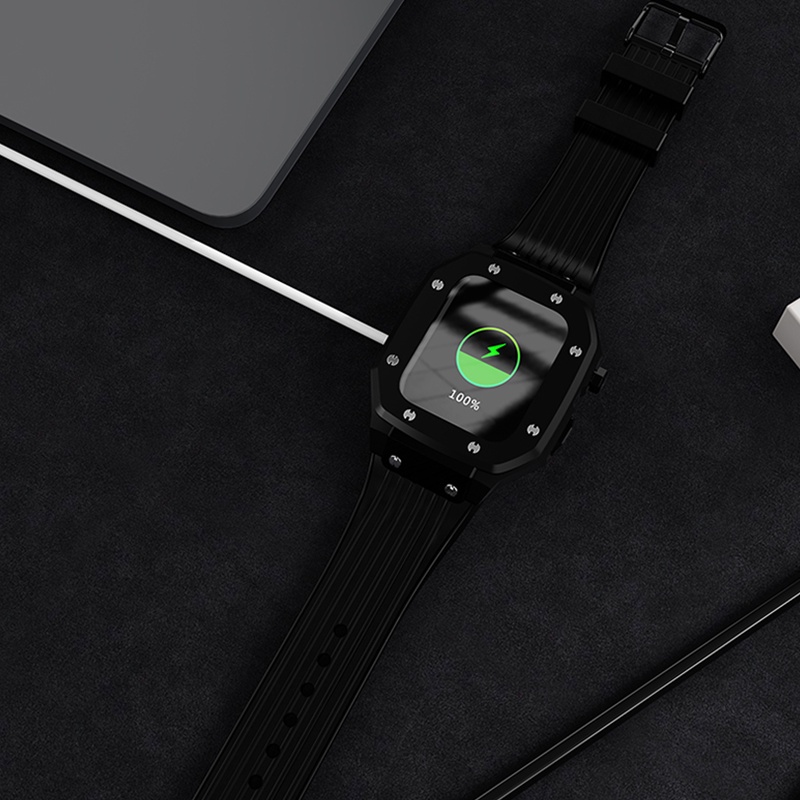 Dây Đeo Thay Thế Chất Liệu Thép Không Gỉ Phối Hợp Kim Nhôm Cho Đồng Hồ Apple Watch 7 45mm 6 SE 5 4 44mm