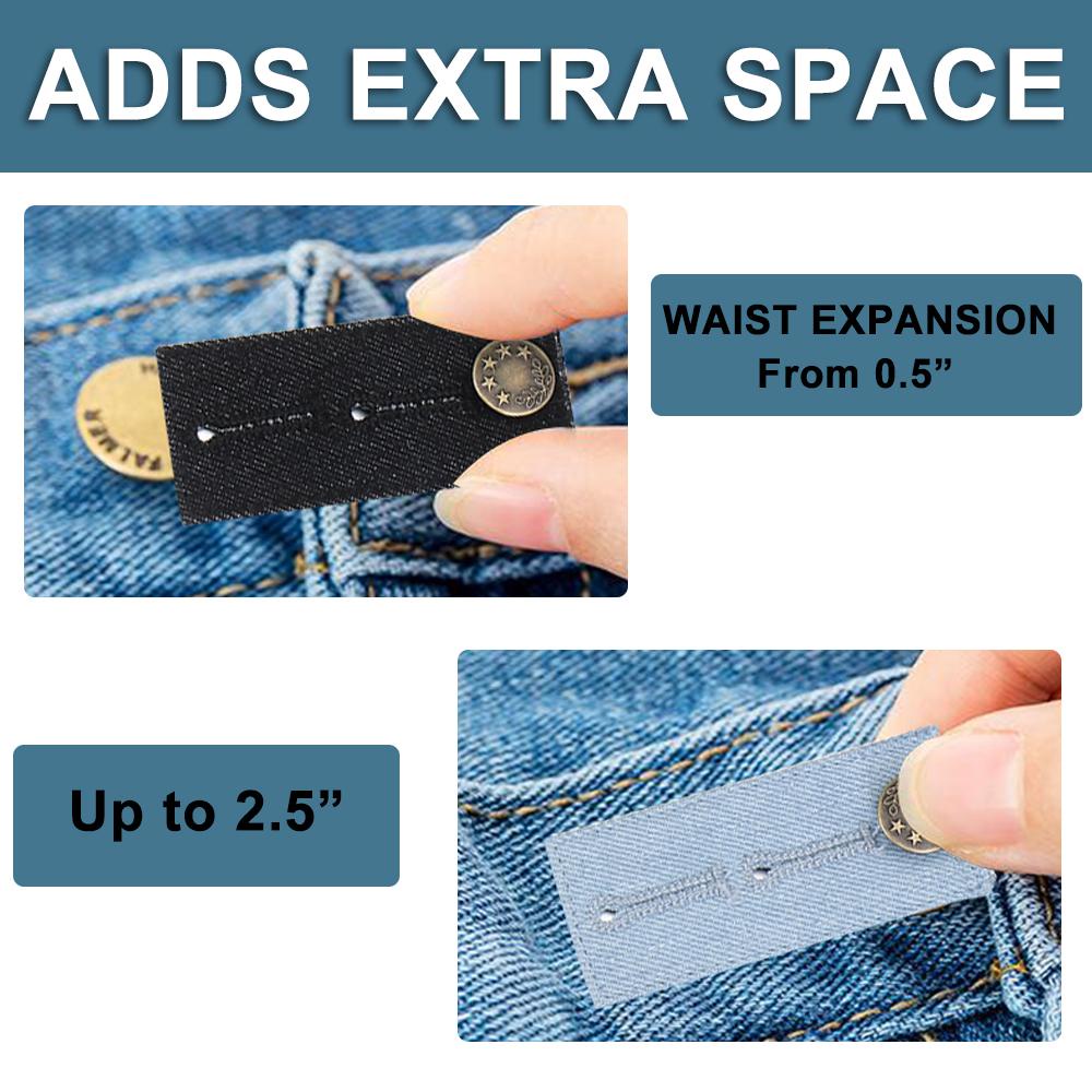 Set 4 Nút Nối Dài Quần Áo Denim Cho Nam Và Nữ