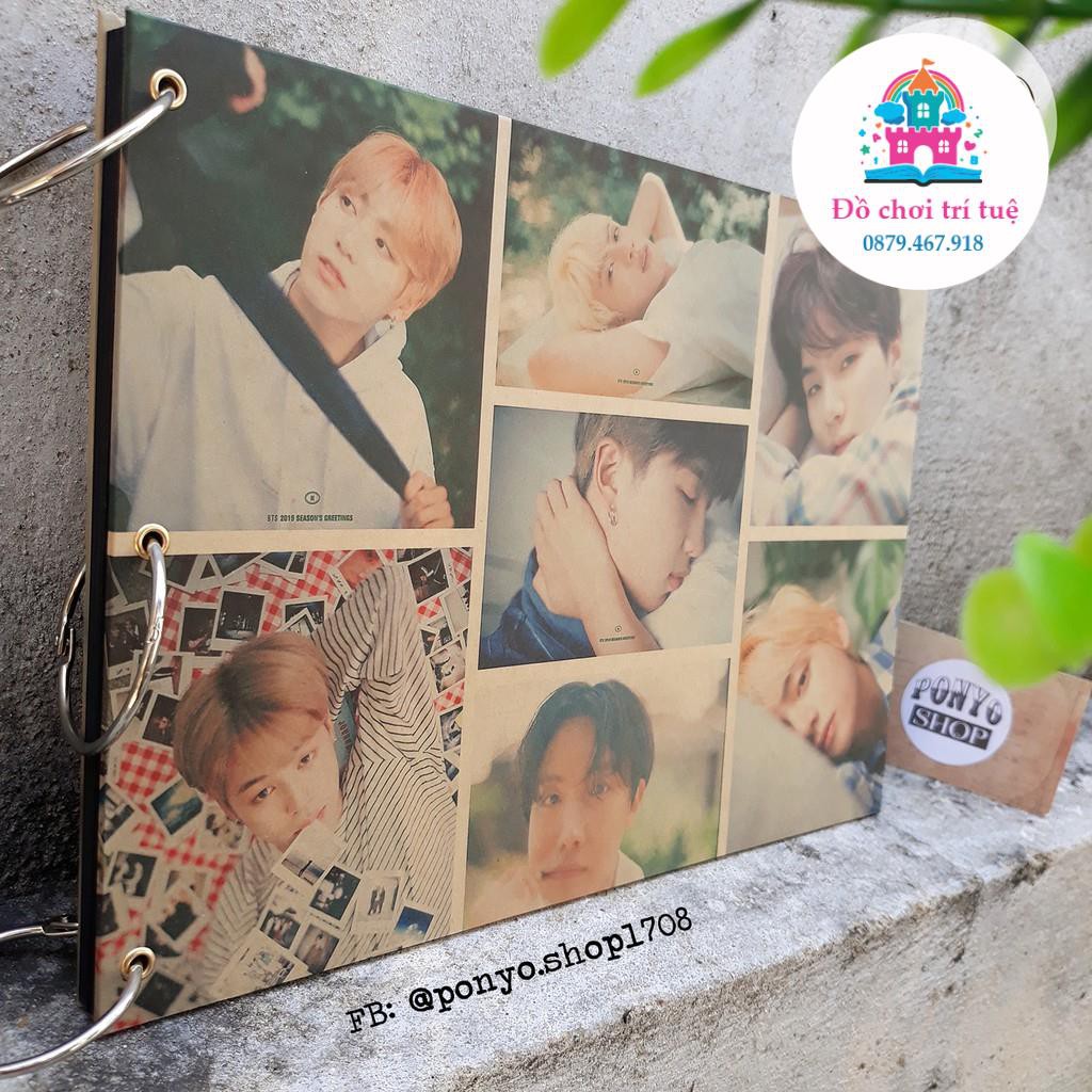 Combo 5 Gáy còng kim loại đóng Scrapbook nhiều kích cỡ