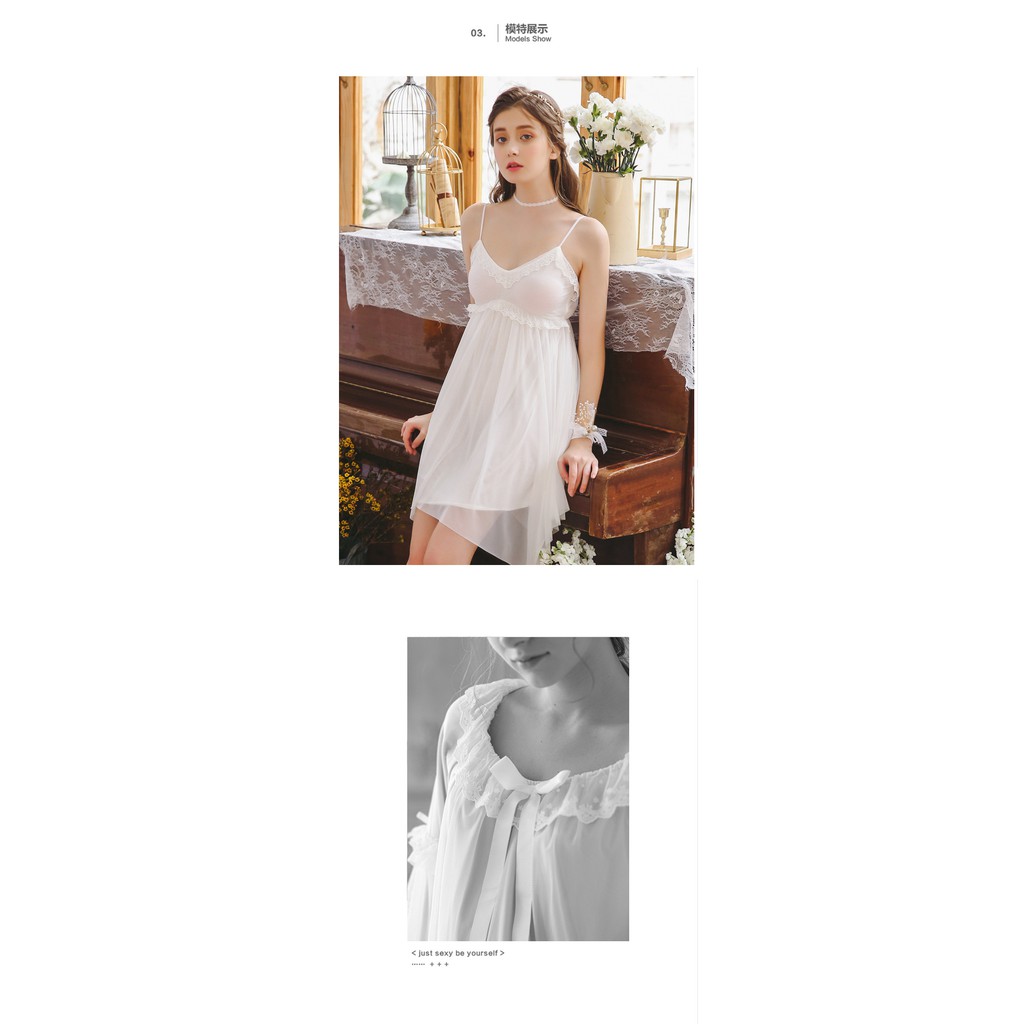 Váy ngủ cho mẹ chất mềm _ Freya