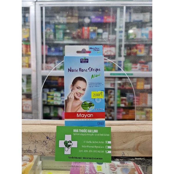 Miếng Dán Lột Mũi Cám Lô Hội MAYAN 4 Miếng