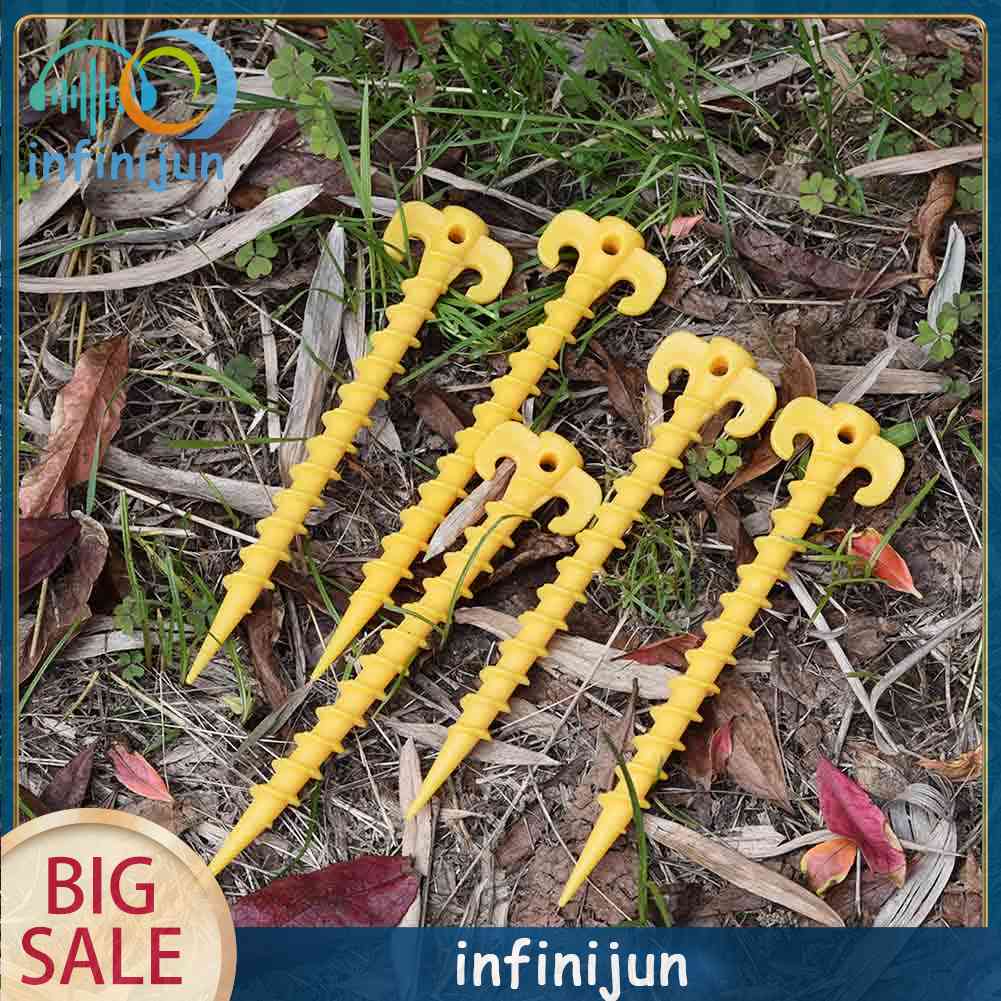 Bộ 10 Cọc Dựng Lều Siêu Nhẹ Màu Vàng