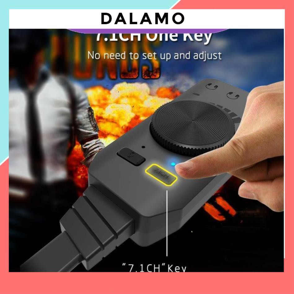 Sound card âm thanh 7.1 cho máy tính PC chuyên game Plextone GS3 DALAMO