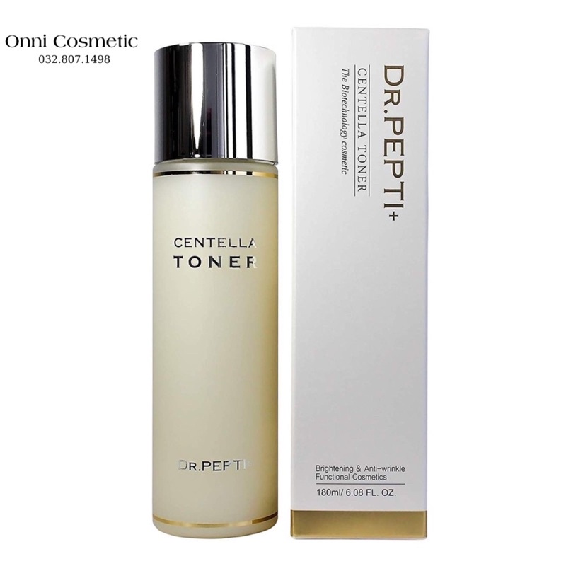 Nước Hoa Hồng Dr.Pepti Centella Toner 180ml Hàn Quốc