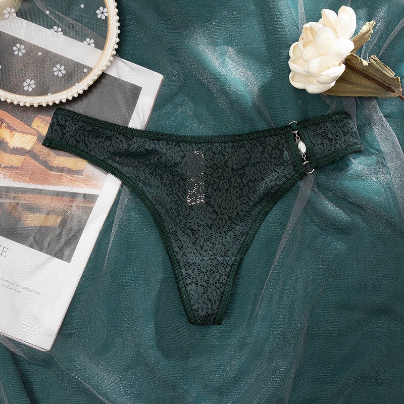 Quần lót ren lọt khe Kim Cương sexy quyến rũ mềm mại co dãn màu pastel 8032
