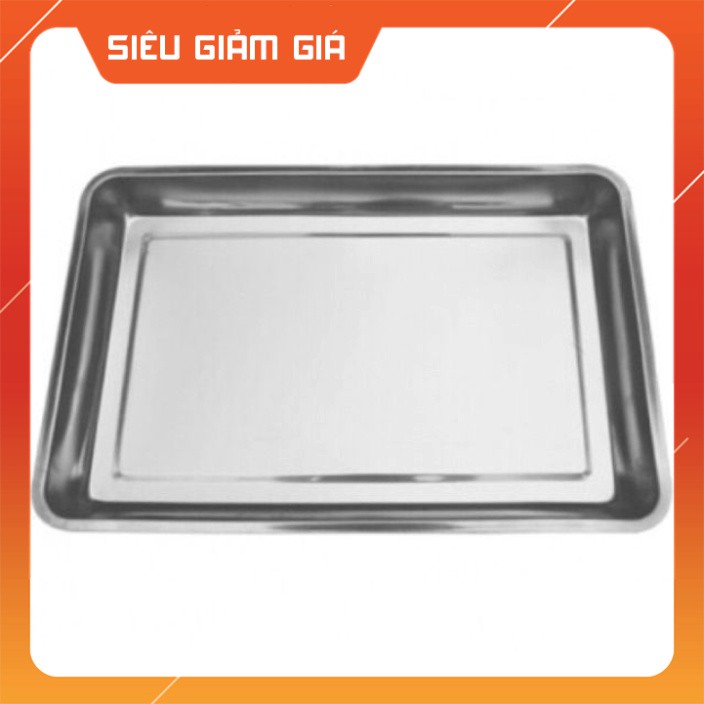 Khay ra đồ inox cỡ lớn 60x40x5cm