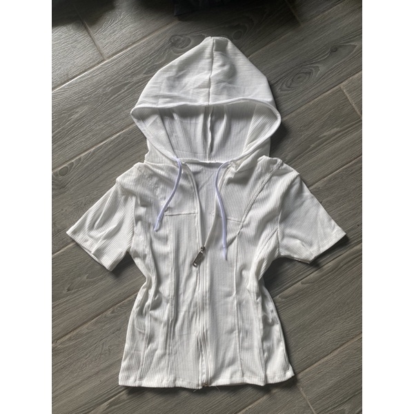 áo hoodie croptop ôm body siêu hot