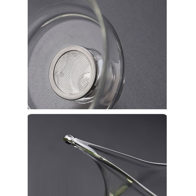 Bộ ấm chén pha trà tự động bằng thủy tinh chịu nhiệt Borosilicate cao cấp