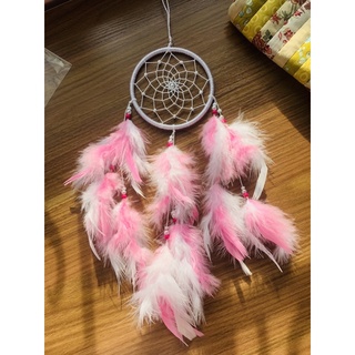 Dreamcatcher màu hồng - Hàng handmade thiết kế trang trí phòng khách