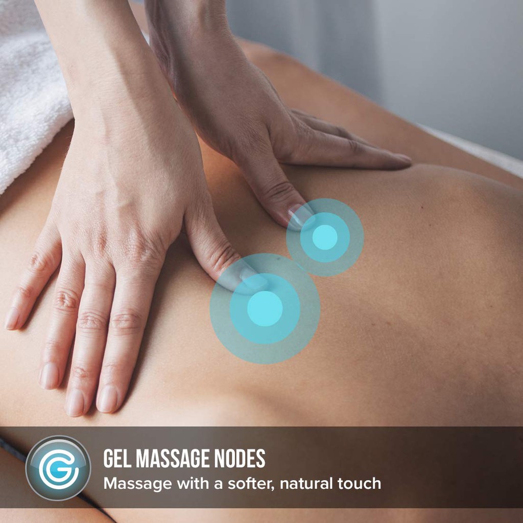 [Bảo Hành 2 Năm] Gối massage công nghệ Shiatsu GEL 3D điều khiển từ xa, kèm nhiệt và hồng ngoại HoMedics SGP-1100H-EU