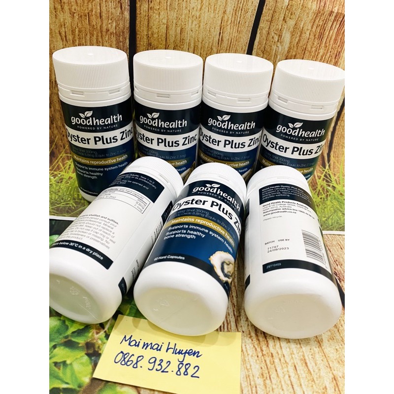 Tinh chất Hàu Goodhealth Oyster Plus Zinc Lọ 60 Viên