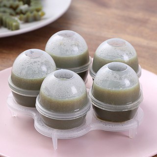 Bộ Khuôn Nhựa Trong Suốt Làm Trứng/Bánh Snack Tiện Dụng