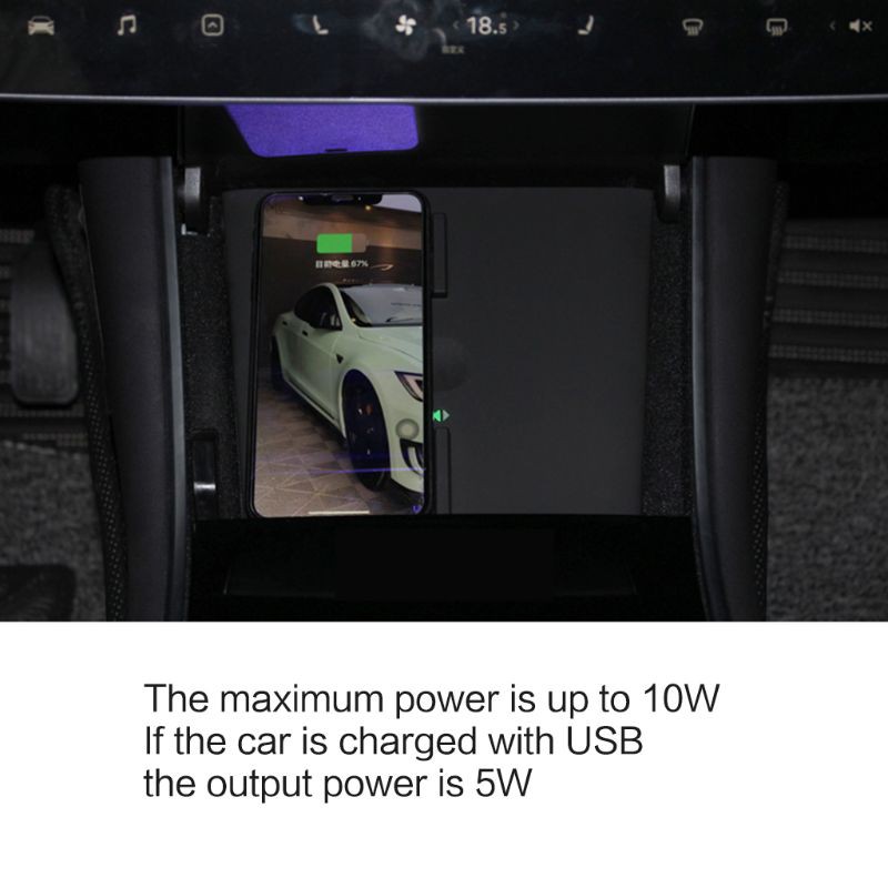 Chip sạc không dây Qi nâng cấp cho xe hơi Tesla Model 3