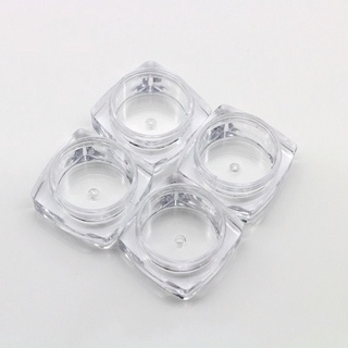 Hũ chiết mỹ phẩm trong suốt, hũ chiết 3g vuông