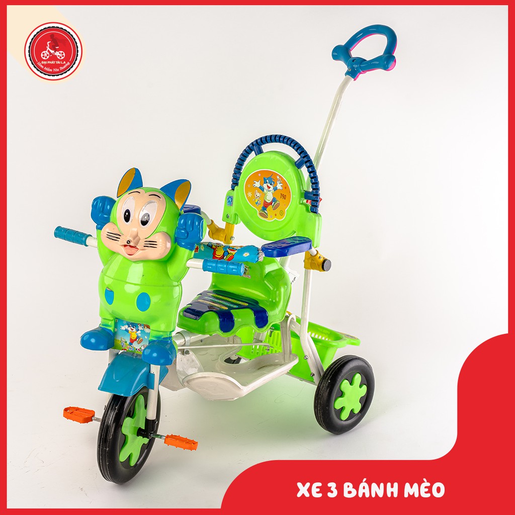 Xe đạp 3 bánh trẻ em Có cây đẩy M-Toys dành cho trẻ từ 3 đến 5 tuổi